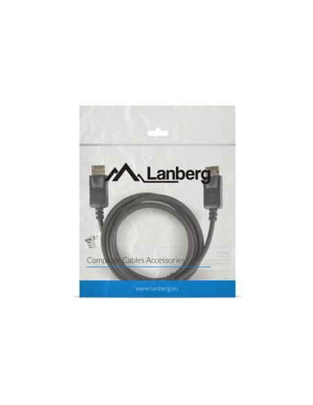 Lanberg CA-DPDP-10CC-0018-BK cable DisplayPort 1,8 m Negro