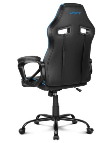DRIFT DR50 Silla para videojuegos de PC Asiento acolchado tapizado Negro, Azul