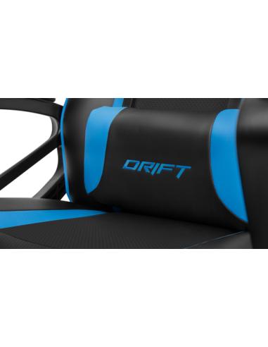 DRIFT DR50 Silla para videojuegos de PC Asiento acolchado tapizado Negro, Azul