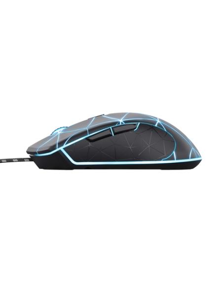 Trust GXT 133 Locx ratón Juego mano derecha USB tipo A Óptico 4000 DPI