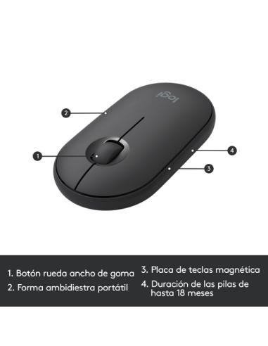 Logitech 920-009198 teclado Ratón incluido Universal RF inalámbrico QWERTY Español Grafito