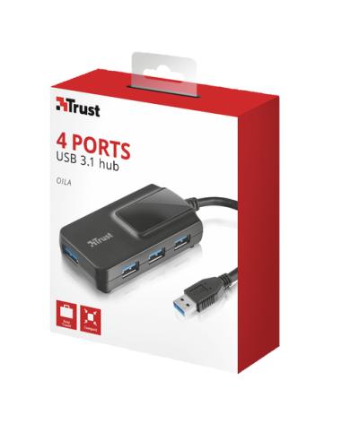 Trust Oila USB 3.2 Gen 1 (3.1 Gen 1) Type-A Negro