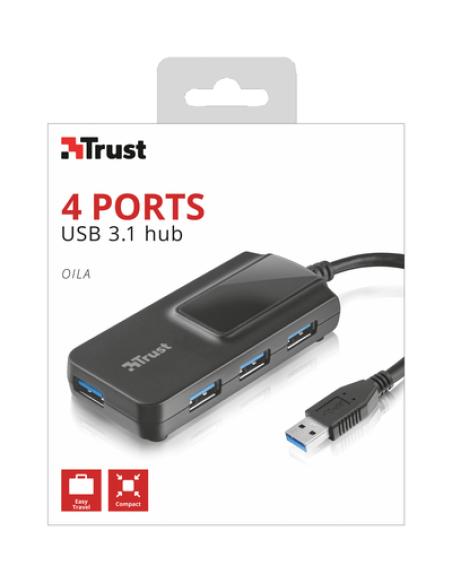 Trust Oila USB 3.2 Gen 1 (3.1 Gen 1) Type-A Negro