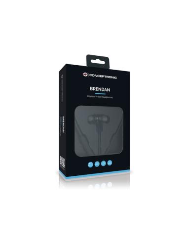 Conceptronic BRENDAN01B auricular y casco Auriculares Inalámbrico Dentro de oído Llamadas/Música Bluetooth Negro