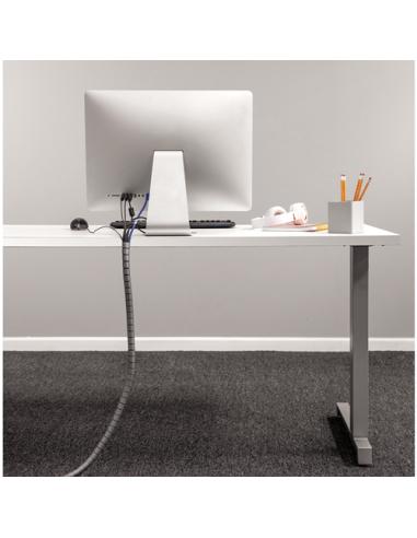 Fellowes CableZip Piso Tubo flexible para protección de cables Plata 1 pieza(s)