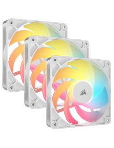 Corsair RS120-R ARGB Carcasa del ordenador Ventilador 12 cm Blanco 3 pieza(s)