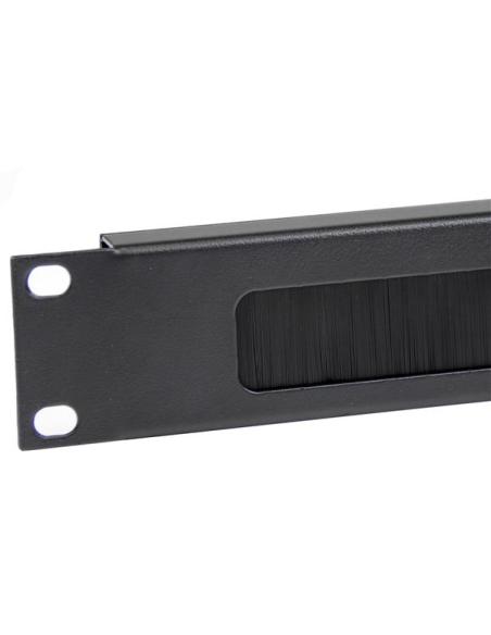 StarTech.com Panel Pasacables con Cepillo para Armario Rack de Servidores 1U - Organizador de Cableado de Peine