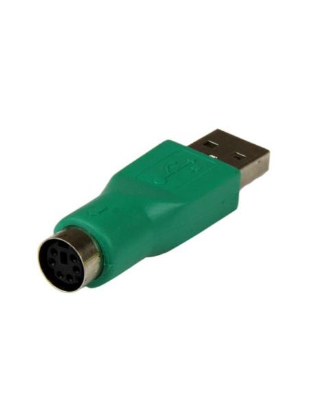 StarTech.com Adaptador Ratón conector PS/2 PS2 MiniDIN a USB - Macho USB - Hembra Mini-DIN