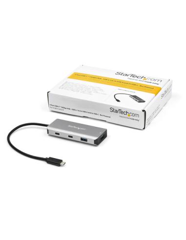 StarTech.com Hub USB C de 4 puertos - 2x USB A y 2x USB C - Concentrador USB Tipo C 3.2 Gen 2 SuperSpeed de 10Gbps Alimentado po