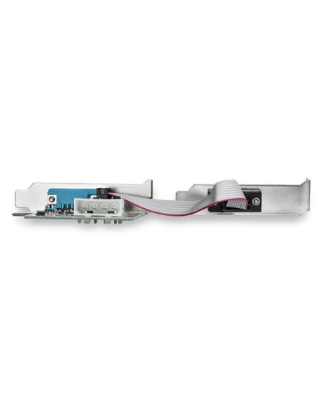 StarTech.com Tarjeta Adaptadora Serie PCI Express RS232 de 2 Puertos - Tarjeta Controladora Serie PCIe RS232 - PCIe a Serie DB9 