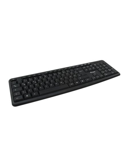 Equip 245201 teclado Ratón incluido Oficina USB QWERTY Español Negro