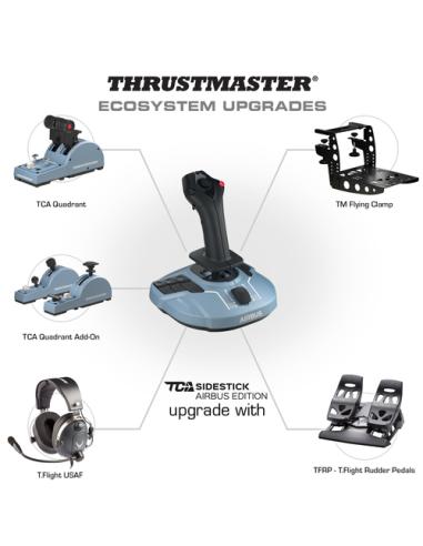 Thrustmaster TCA Sidestick Airbus edition Negro, Azul USB Palanca de mando PC