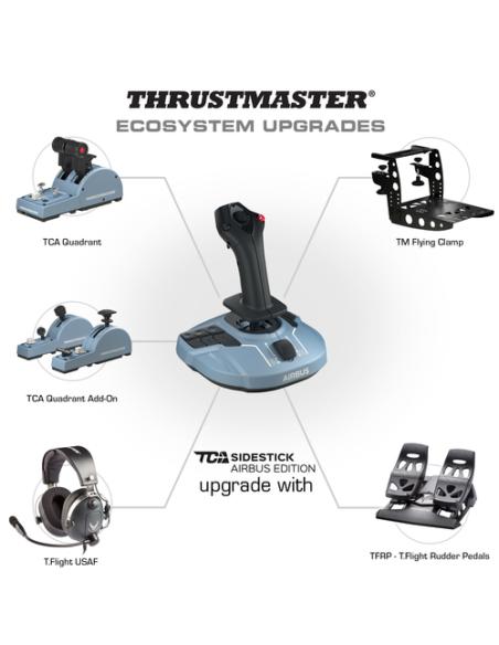 Thrustmaster TCA Sidestick Airbus edition Negro, Azul USB Palanca de mando PC