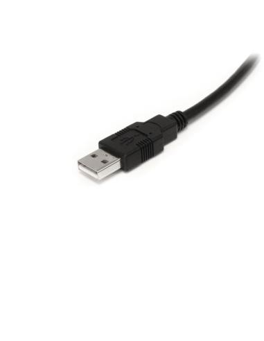 StarTech.com Cable USB Activo de 10m para Impresora - 1x USB A Macho - 1x USB B Macho - Adaptador Negro