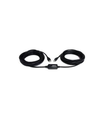 StarTech.com Cable USB Activo de 10m para Impresora - 1x USB A Macho - 1x USB B Macho - Adaptador Negro