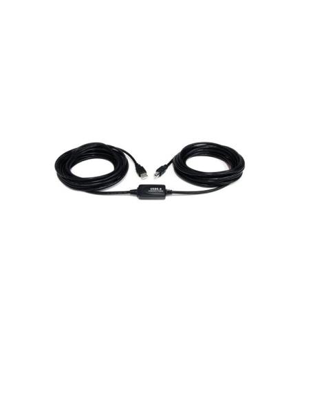 StarTech.com Cable USB Activo de 10m para Impresora - 1x USB A Macho - 1x USB B Macho - Adaptador Negro