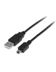 StarTech.com Cable USB de 50cm para Cámara - 1x USB A Macho - 1x Mini USB B Macho - Adaptador Negro