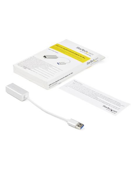 StarTech.com Adaptador de Red Ethernet Gigabit Externo USB 3.0 - Plateado