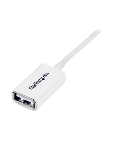 StarTech.com Cable de 3m de Extensión Alargador USB 2.0 - Macho a Hembra USB A - Extensor - Blanco