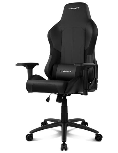 DRIFT DR250 Silla para videojuegos de PC Asiento acolchado tapizado Negro, Carbono