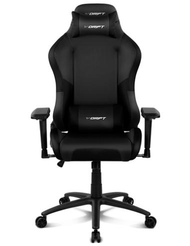 DRIFT DR250 Silla para videojuegos de PC Asiento acolchado tapizado Negro, Carbono