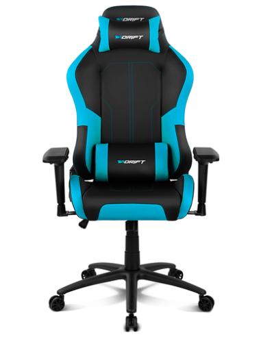 DRIFT DR250 Silla para videojuegos de PC Asiento acolchado tapizado Negro, Azul