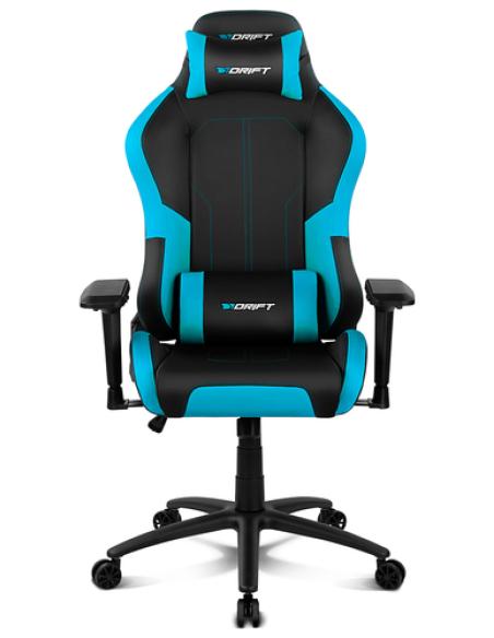 DRIFT DR250 Silla para videojuegos de PC Asiento acolchado tapizado Negro, Azul