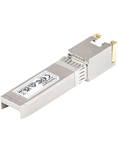 StarTech.com Módulo Transceptor SFP+ Compatible con HPE 813874-B21 - 10GBASE-T - SFP a RJ45 Cat6 / Cat5e - SFP+ Ethernet Gigabit