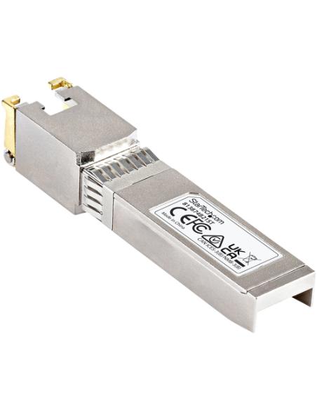 StarTech.com Módulo Transceptor SFP+ Compatible con HPE 813874-B21 - 10GBASE-T - SFP a RJ45 Cat6 / Cat5e - SFP+ Ethernet Gigabit