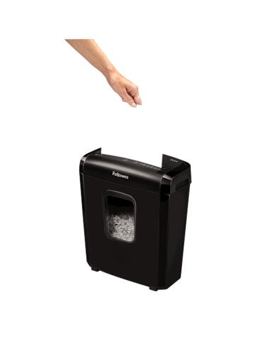Fellowes Powershred 6M triturador de papel Microcorte Negro