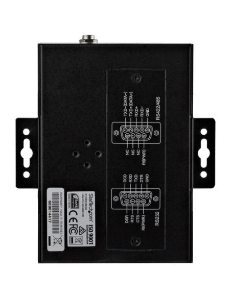 StarTech.com Adaptador Hub Serie RS232/RS485/RS422 a 4 puertos USB - Convertidor Ladrón USB 2.0 a Serial DB9 - IP30 - de Montaje