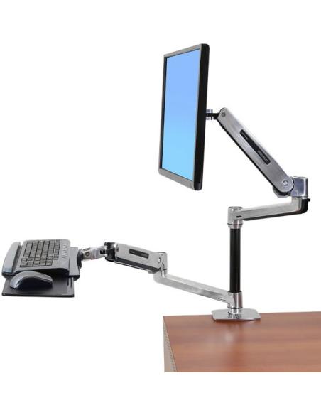 Ergotron LX Series LX HD Sit-Stand 116,8 cm (46") Escritorio Aluminio