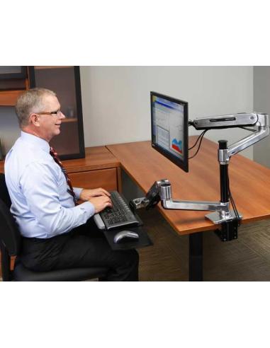 Ergotron LX Series LX HD Sit-Stand 116,8 cm (46") Escritorio Aluminio