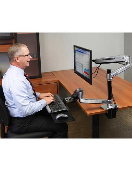 Ergotron LX Series LX HD Sit-Stand 116,8 cm (46") Escritorio Aluminio