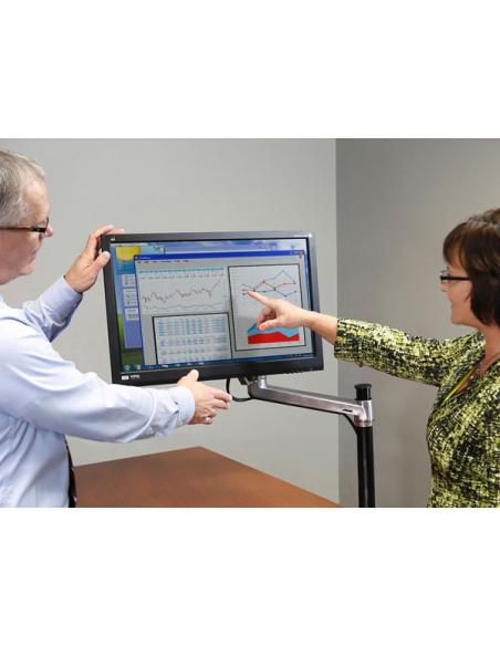 Ergotron LX Series LX HD Sit-Stand 116,8 cm (46") Escritorio Aluminio