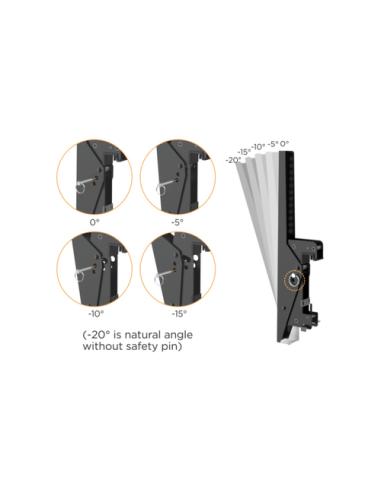 Equip 650373 Soporte de techo para doble pantalla de 45"-55