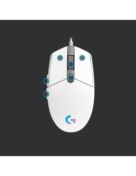 Logitech G 910-005797 ratón Juego USB tipo A 8000 DPI