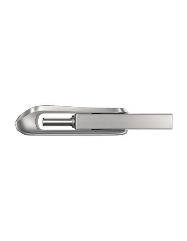 SanDisk Ultra Dual Drive Luxe unidad flash USB 512 GB USB Type-A / USB Type-C 3.2 Gen 1 (3.1 Gen 1) Acero inoxidable