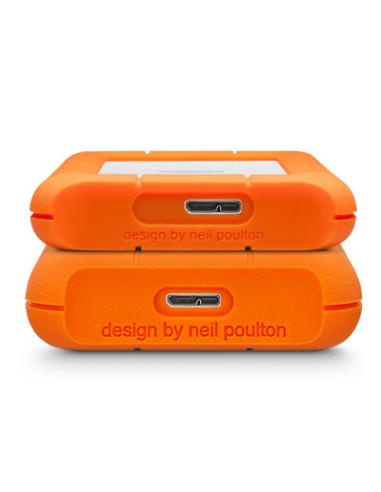 LaCie Rugged Mini disco duro externo 2 TB 5400 RPM Micro-USB B 3.2 Gen 1 (3.1 Gen 1) Naranja, Plata