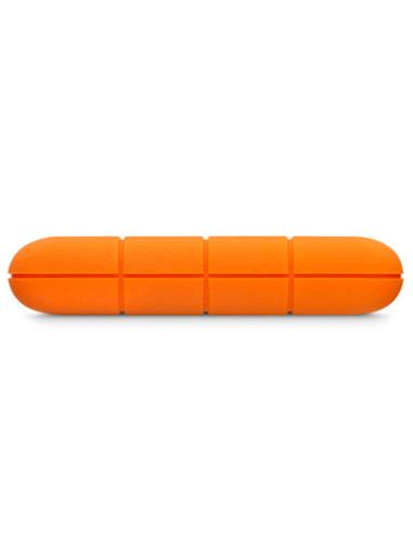 LaCie Rugged Mini disco duro externo 2 TB 5400 RPM Micro-USB B 3.2 Gen 1 (3.1 Gen 1) Naranja, Plata