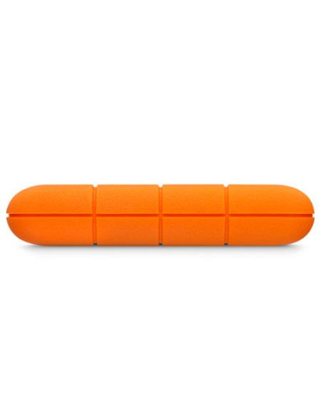 LaCie Rugged Mini disco duro externo 2 TB 5400 RPM Micro-USB B 3.2 Gen 1 (3.1 Gen 1) Naranja, Plata