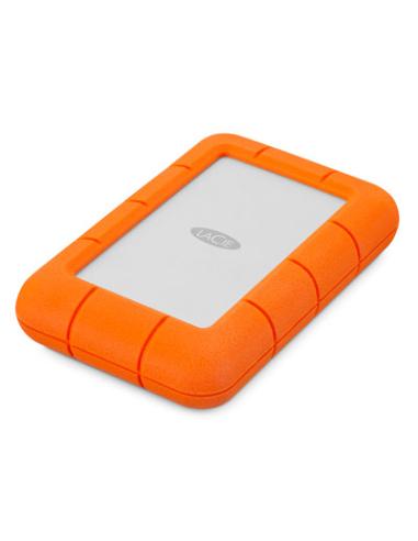 LaCie Rugged Mini disco duro externo 2 TB 5400 RPM Micro-USB B 3.2 Gen 1 (3.1 Gen 1) Naranja, Plata