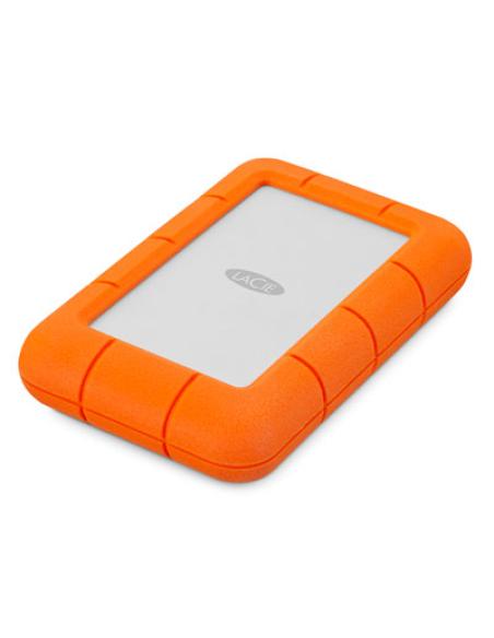 LaCie Rugged Mini disco duro externo 2 TB 5400 RPM Micro-USB B 3.2 Gen 1 (3.1 Gen 1) Naranja, Plata
