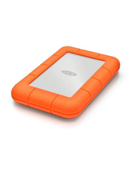 LaCie Rugged Mini disco duro externo 2 TB 5400 RPM Micro-USB B 3.2 Gen 1 (3.1 Gen 1) Naranja, Plata