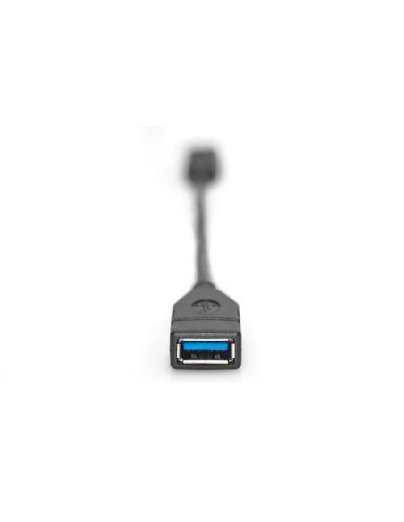 Digitus Cable adaptador USB Type-C, OTG, Type-C a A
