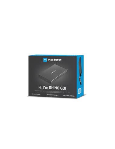 NATEC NKZ-0941 caja para disco duro externo Carcasa de disco duro/SSD Negro 2.5"