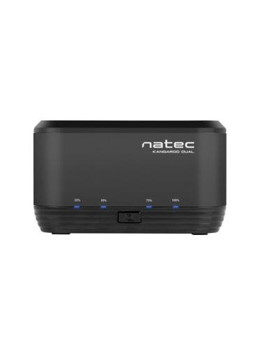 NATEC Kangaroo Dual USB 3.2 Gen 1 (3.1 Gen 1) Type-A Negro
