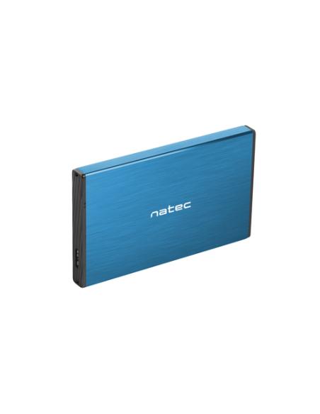 NATEC Rhino GO Carcasa de disco duro/SSD Azul 2.5"
