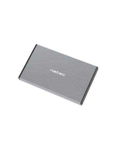NATEC Rhino GO Carcasa de disco duro/SSD Gris 2.5"