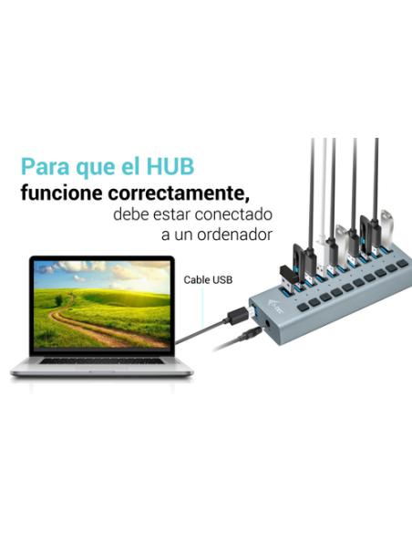 i-tec USB 3.0 Charging HUB 10 port + Power Adapter 48 W